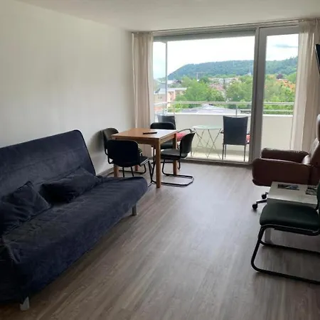 501, Schlafzimmer, Wohnzimmer, Kueche Und Bad Mit Bergblick Daire